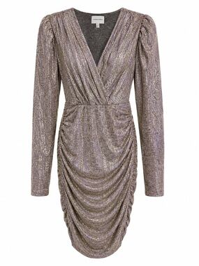 Lavender Brown | Dresses | Lavender Brown Hot Pink Dress Xs Euc